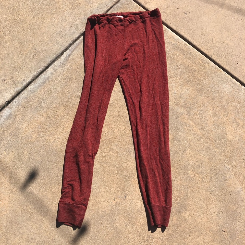 Red, Sweater-y Joggers